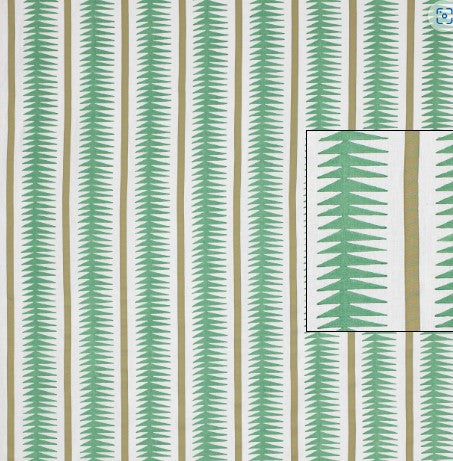 Jane Churchill Ezra Stripe -Rae- Yellow/Aqua 22" pillows with 1/2" flange (comes in other colors)